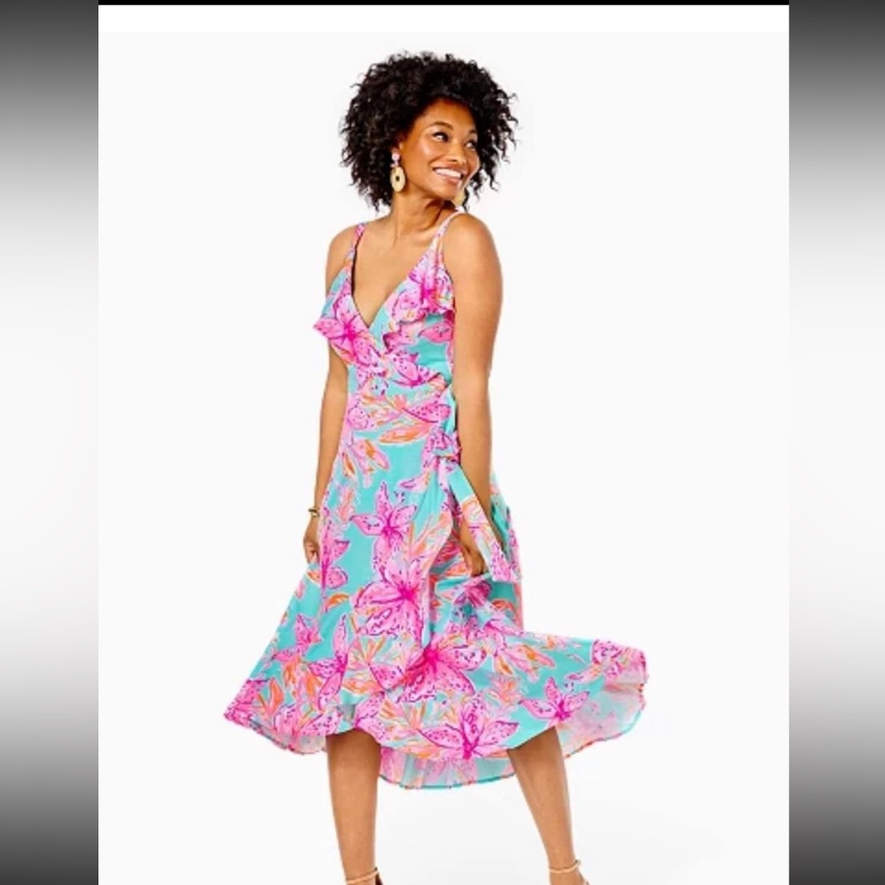 Lilly Pulitzer Fontaine wrap dress